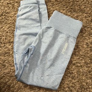 Gymshark leggings light blue size medium
